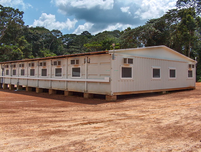 Self-sufficient modular camp Client in Africa