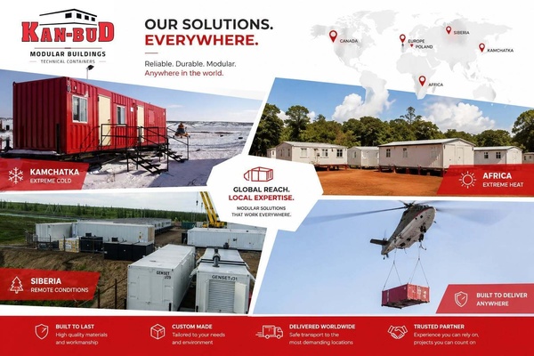 Regardless of the location, what counts is solidity, functionality and proven modular solutions!